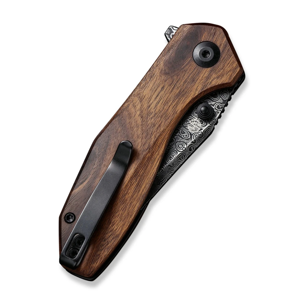 Ніж складаний кишеньковий Civivi ODD 22, (7.5 см) Damascus / Guibourtia Wood — фото 5