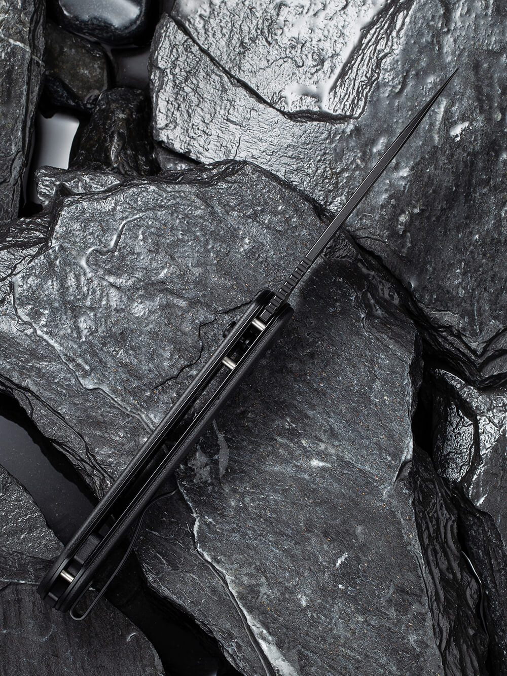 Ніж складаний туристичний Civivi Elementum Pocket, (8.9 см) 14C28N / G10 чорний — фото 3