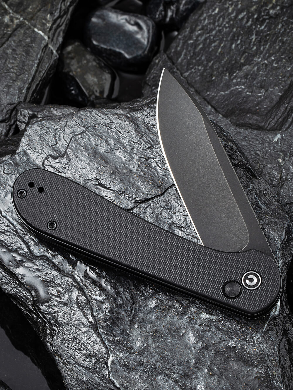 Ніж складаний туристичний Civivi Elementum Pocket, (8.9 см) 14C28N / G10 чорний — фото 4