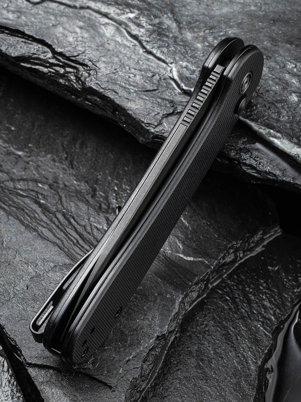 Ніж складаний туристичний Civivi Elementum Pocket, (8.9 см) 14C28N / G10 чорний — фото 7