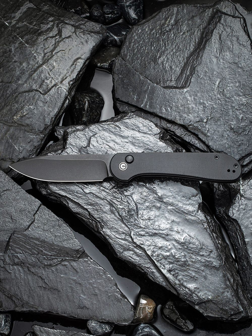 Ніж складаний туристичний Civivi Elementum Pocket, (8.9 см) 14C28N / G10 чорний — фото 8