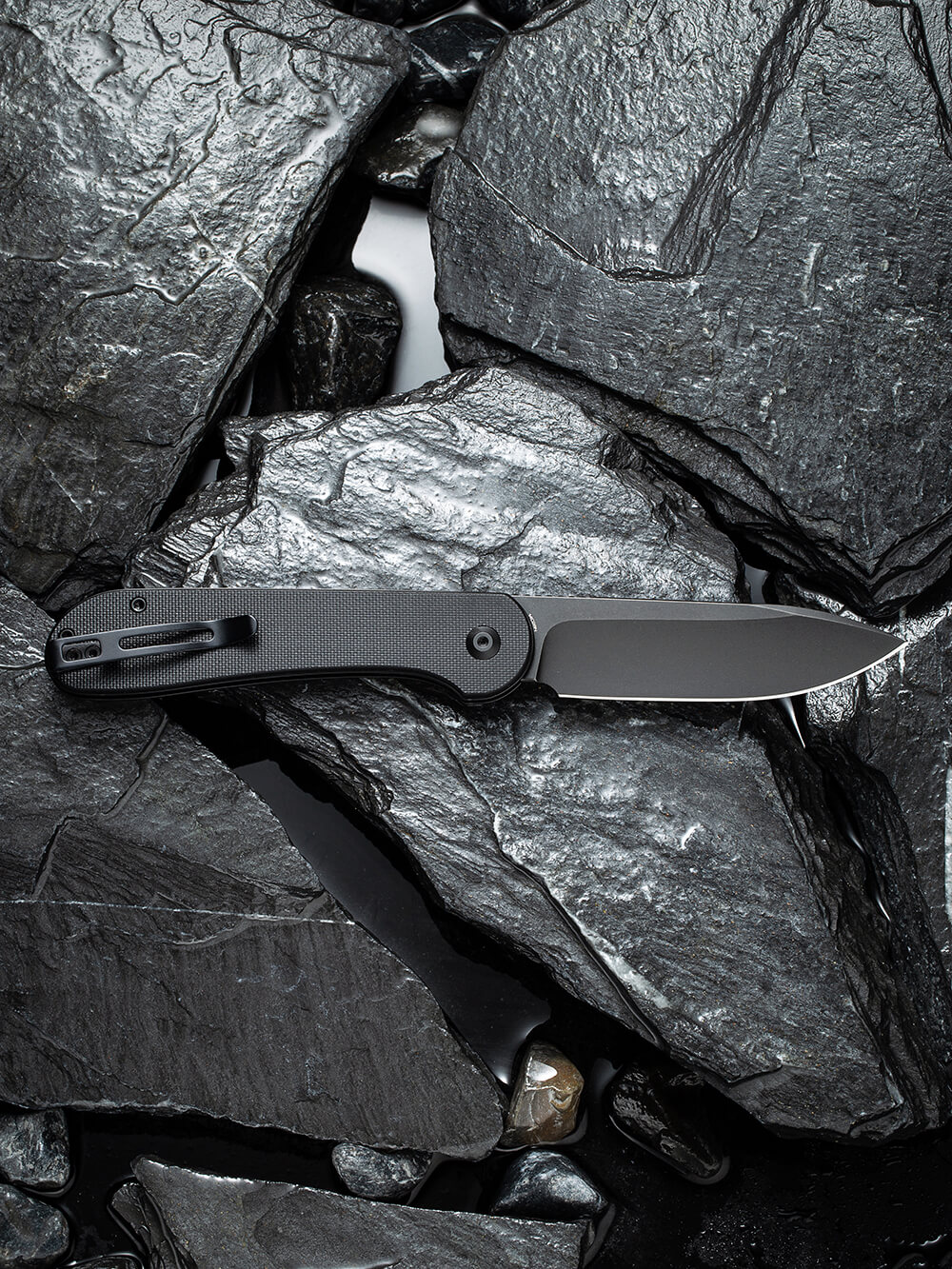 Ніж складаний туристичний Civivi Elementum Pocket, (8.9 см) 14C28N / G10 чорний — фото 9