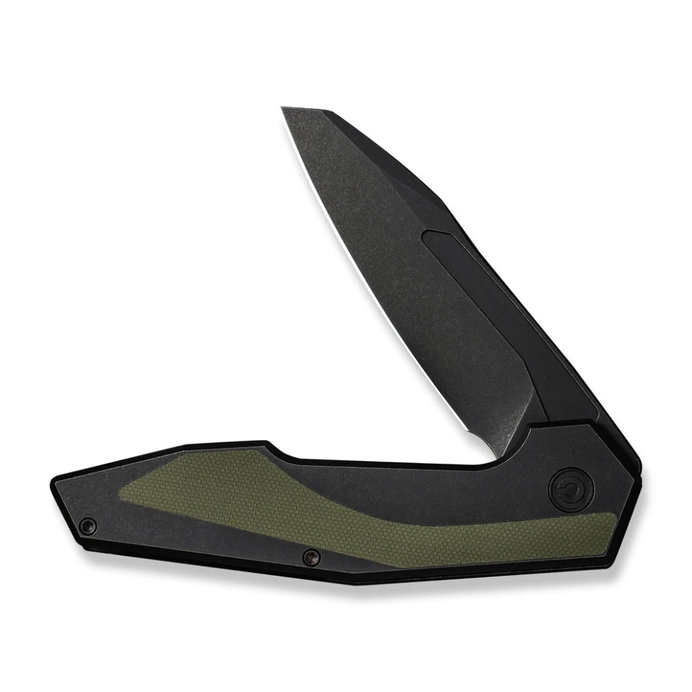 Ніж складаний туристичний Civivi Hypersonic, (9.4 см) 14C28N /  Steel & G10 чорно-зелений — фото 3