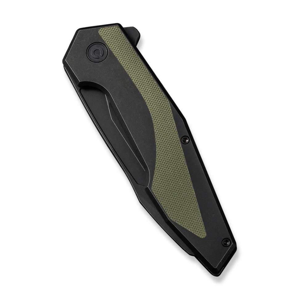 Ніж складаний туристичний Civivi Hypersonic, (9.4 см) 14C28N /  Steel & G10 чорно-зелений — фото 4