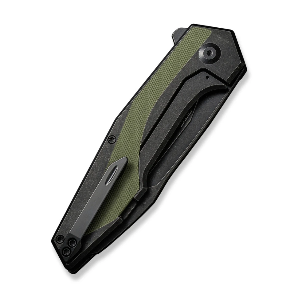Ніж складаний туристичний Civivi Hypersonic, (9.4 см) 14C28N /  Steel & G10 чорно-зелений — фото 5