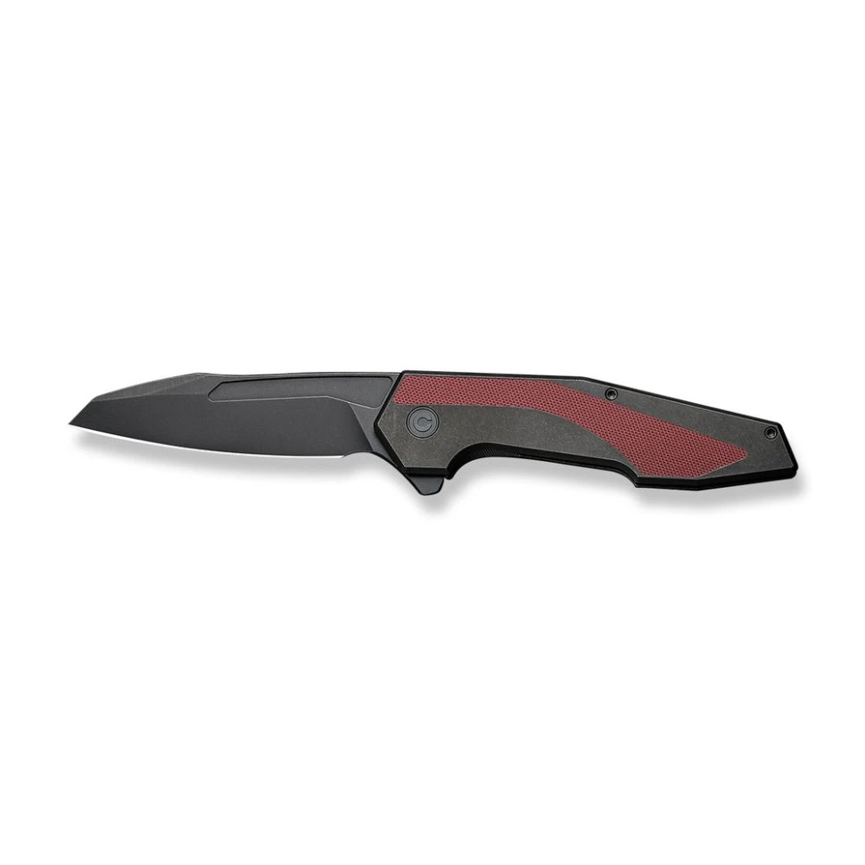 Ніж складаний туристичний Civivi Hypersonic, (9.4 см) 14C28N / Steel & G10 чорно-бордовий — фото 8
