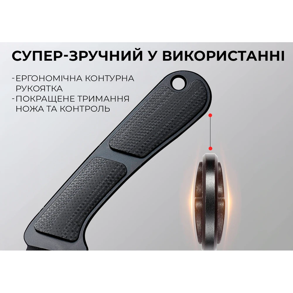 Ніж фіксований тактичний Civivi Mini Elementum, (5.7 см) Nitro-V / G10 чорний — фото 11