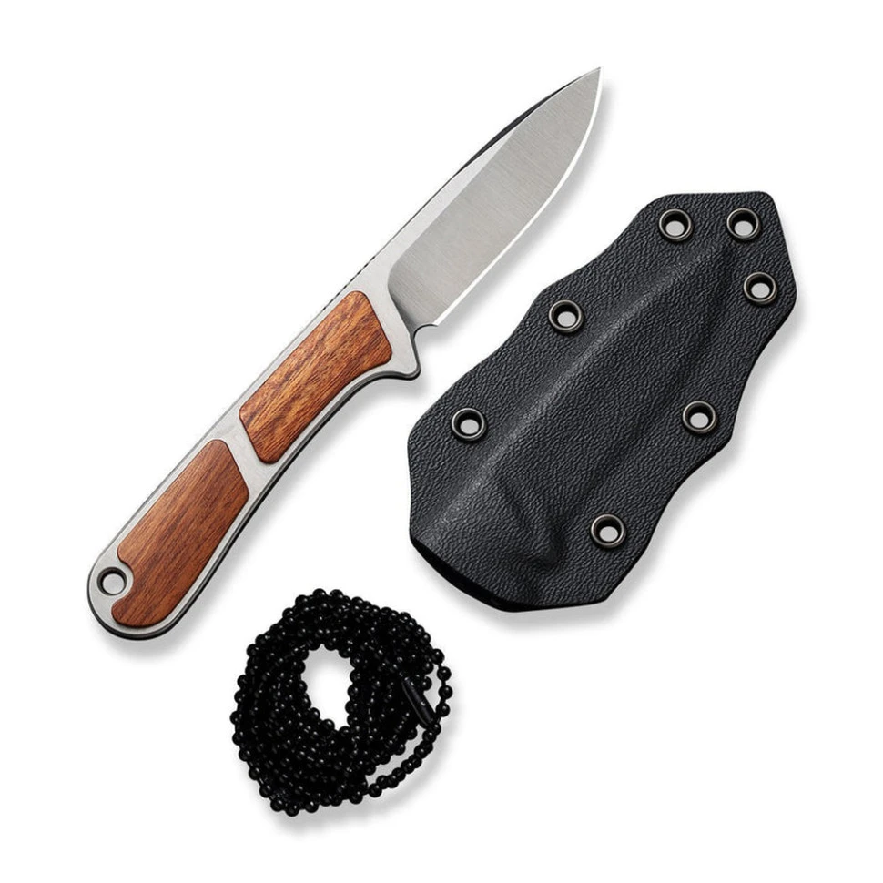 Ніж фіксований тактичний Civivi Mini Elementum, (5.7 см) Nitro-V / Guibourtia Wood — фото 2