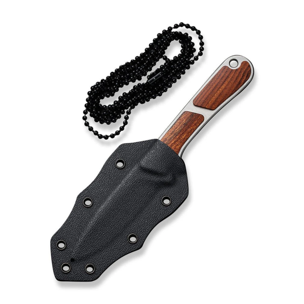 Ніж фіксований тактичний Civivi Mini Elementum, (5.7 см) Nitro-V / Guibourtia Wood — фото 6