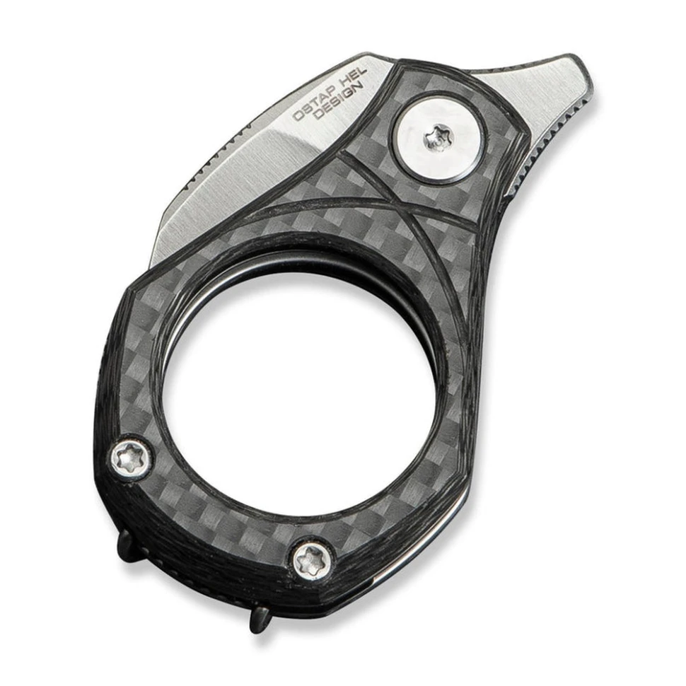 Ніж складаний кишеньковий Civivi Pyrus, (1.6 см) 14C28N / Carbon Fiber темно-сірий — фото 6