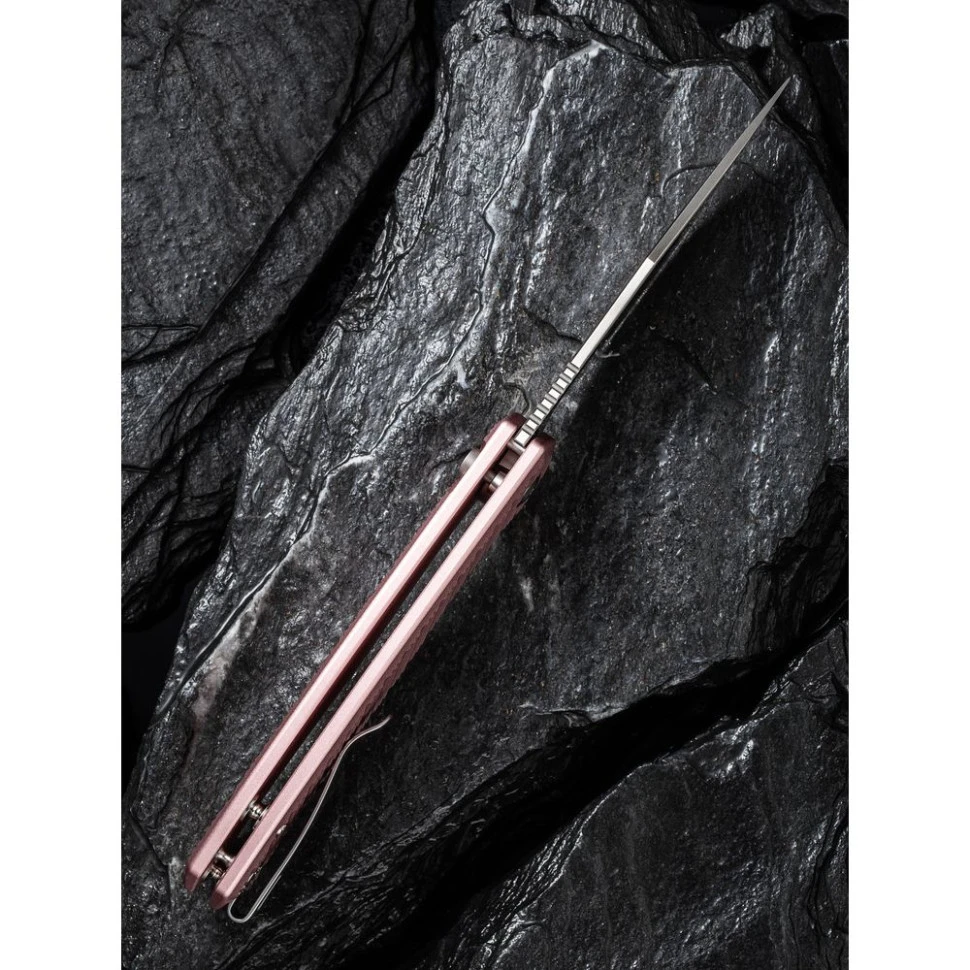 Ніж складаний туристичний Civivi Stormhowl, (8.4 см) Nitro-V / Aluminum рожевий — фото 16