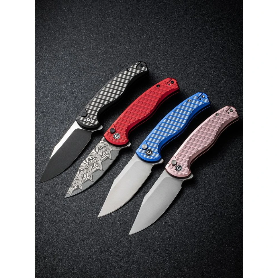 Ніж складаний туристичний Civivi Stormhowl, (8.4 см) Nitro-V / Aluminum рожевий — фото 19