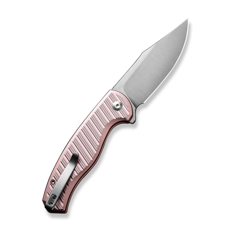 Ніж складаний туристичний Civivi Stormhowl, (8.4 см) Nitro-V / Aluminum рожевий — фото 2