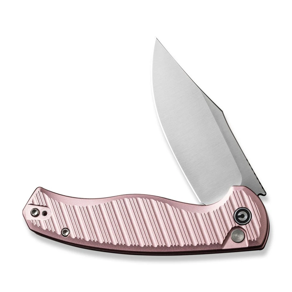 Ніж складаний туристичний Civivi Stormhowl, (8.4 см) Nitro-V / Aluminum рожевий — фото 3