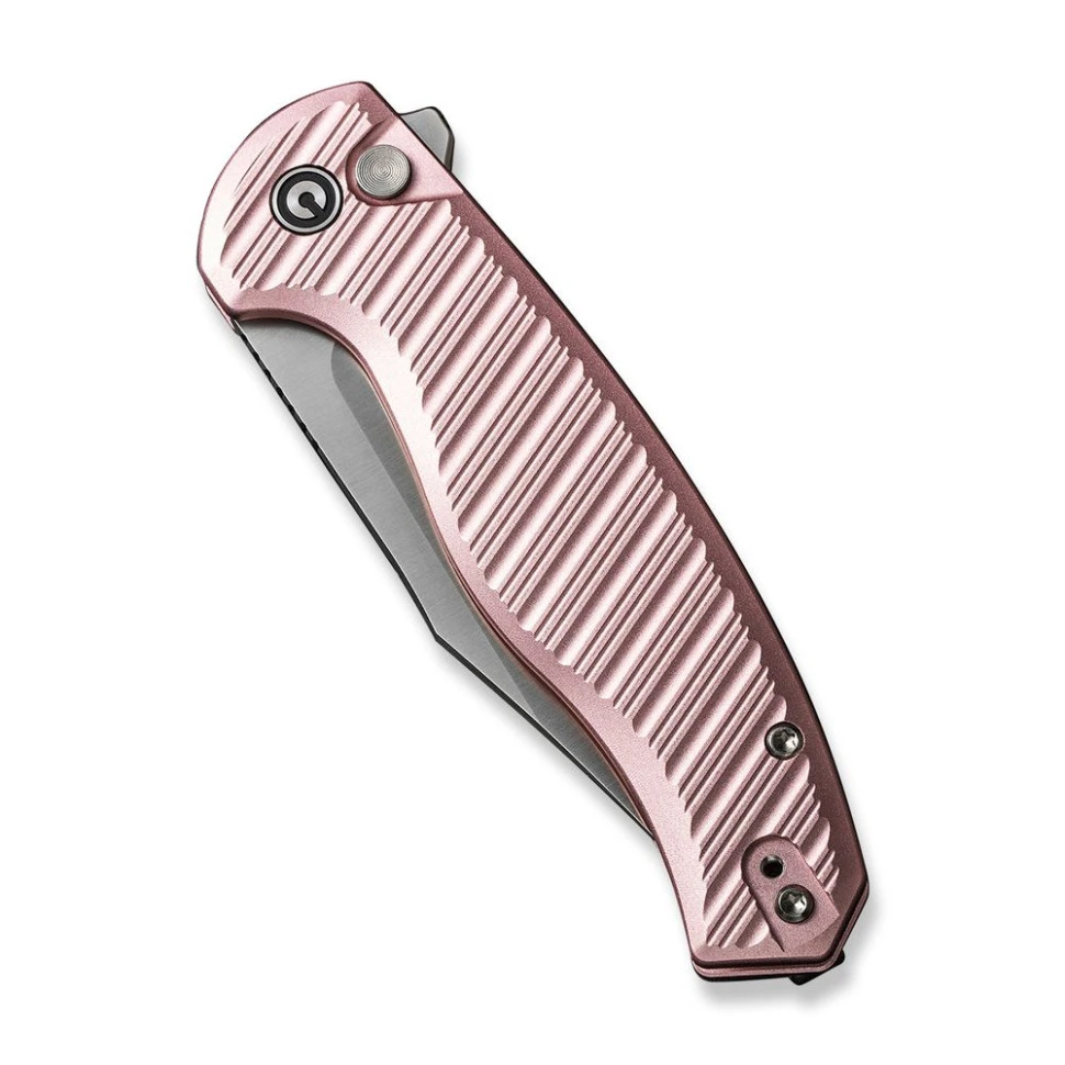 Ніж складаний туристичний Civivi Stormhowl, (8.4 см) Nitro-V / Aluminum рожевий — фото 4