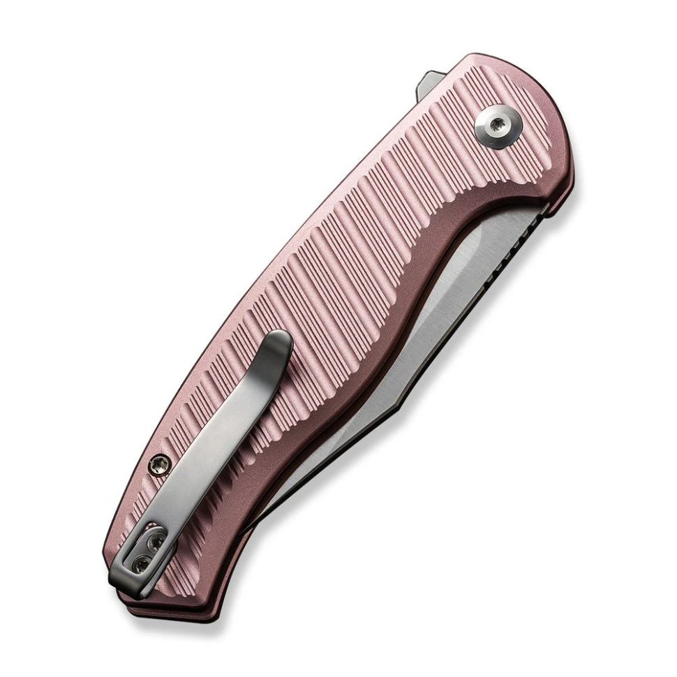 Ніж складаний туристичний Civivi Stormhowl, (8.4 см) Nitro-V / Aluminum рожевий — фото 5
