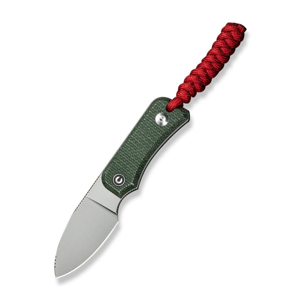 Ніж фіксований тактичний Civivi Baby Banter, (6.1 см) Nitro-V / Micarta темно-зелений — фото 3