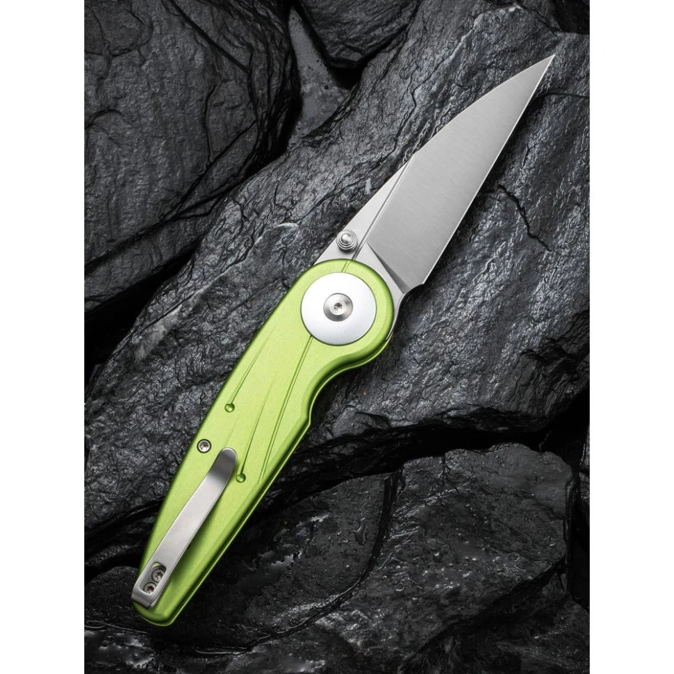 Ніж складаний туристичний Civivi Starflare, (8.4 см) Nitro-V / Aluminum зелений — фото 11