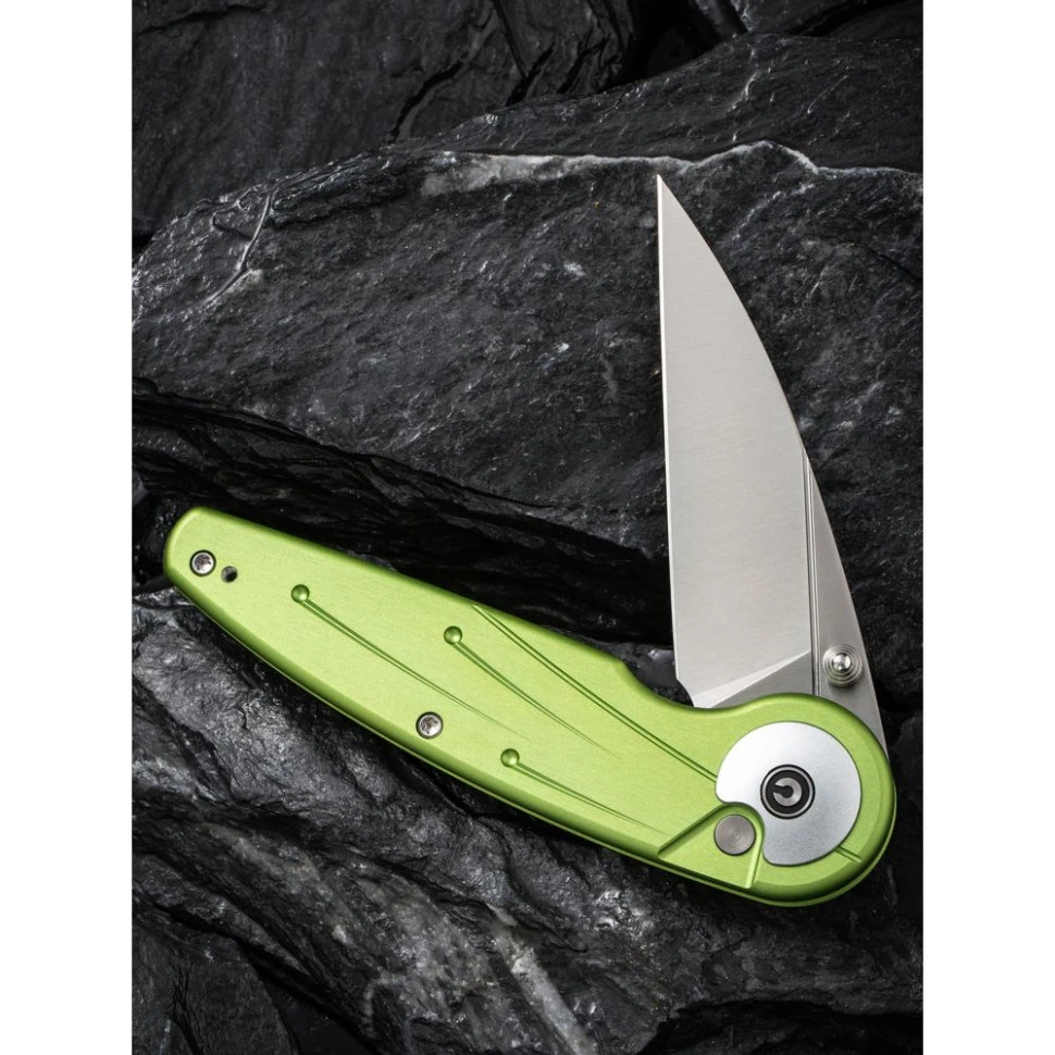Ніж складаний туристичний Civivi Starflare, (8.4 см) Nitro-V / Aluminum зелений — фото 12