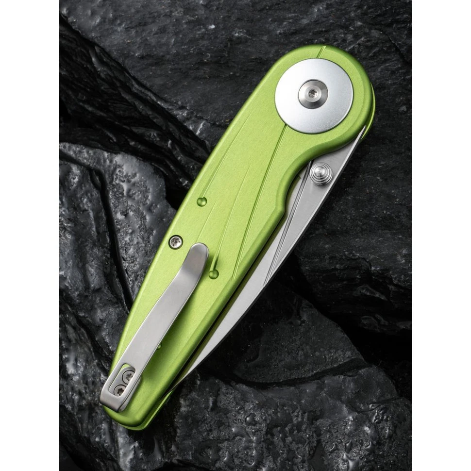 Ніж складаний туристичний Civivi Starflare, (8.4 см) Nitro-V / Aluminum зелений — фото 14