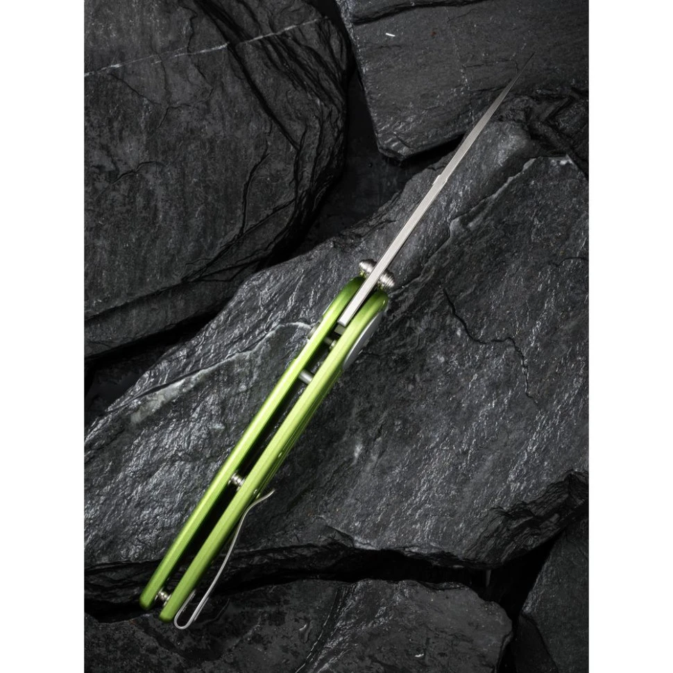 Ніж складаний туристичний Civivi Starflare, (8.4 см) Nitro-V / Aluminum зелений — фото 16
