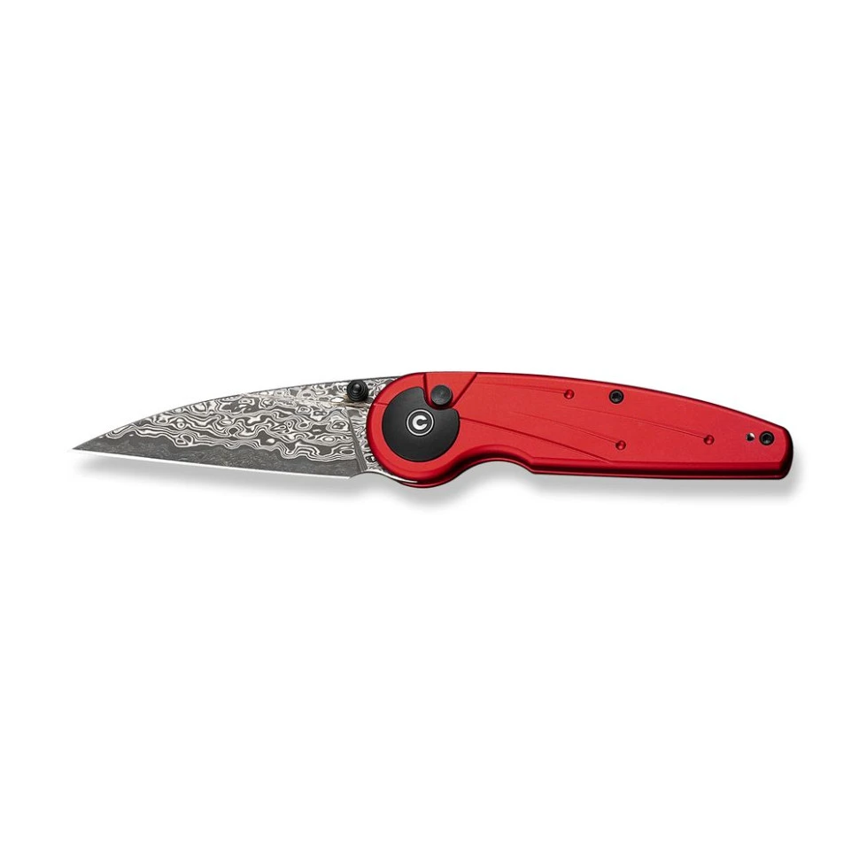Ніж складаний туристичний Civivi Starflare, (8.4 см) Damascus / Aluminum червоний — фото 8