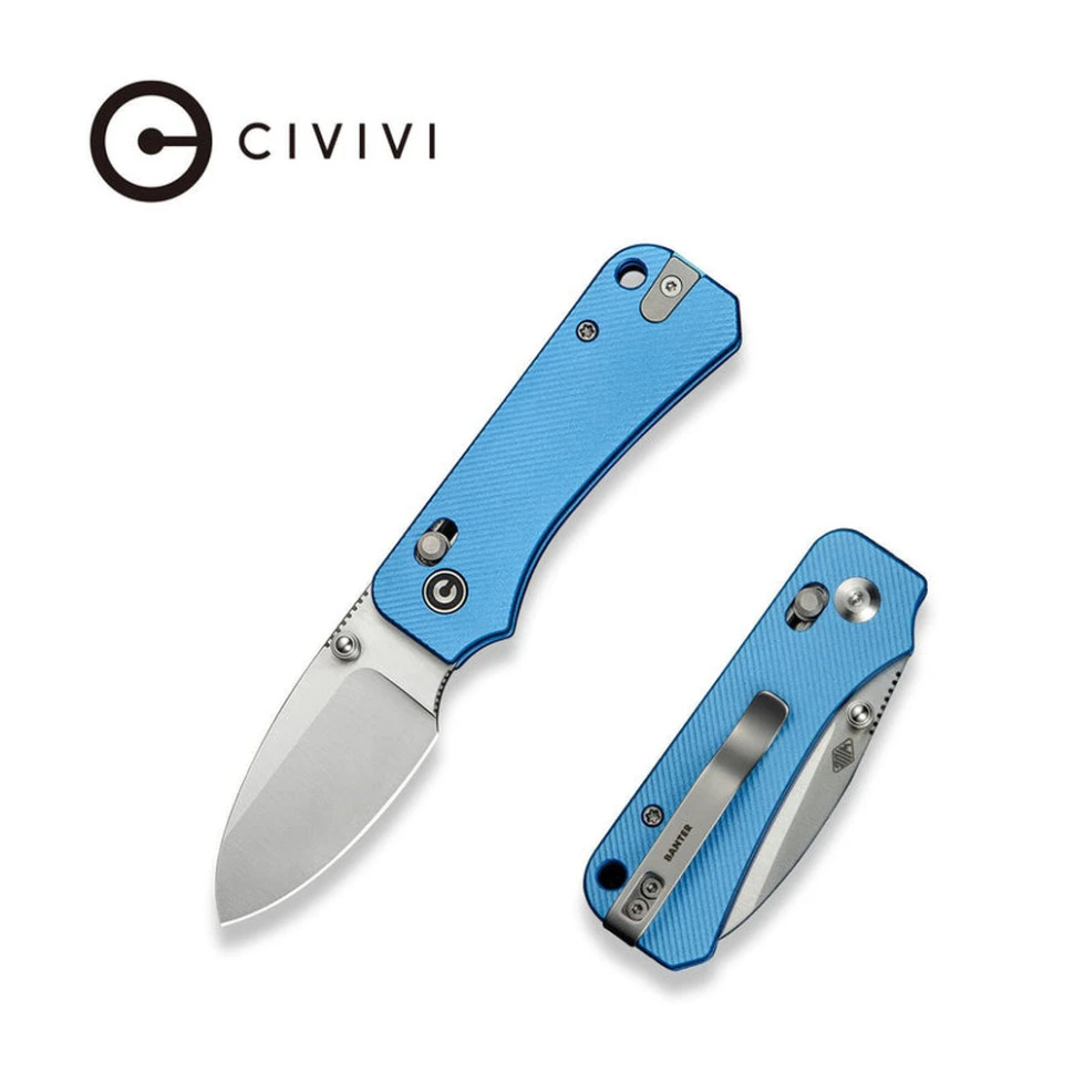 Ніж складаний кишеньковий Civivi Baby Banter 2, (5.9 см) Nitro-V / Aluminum синій — фото 10