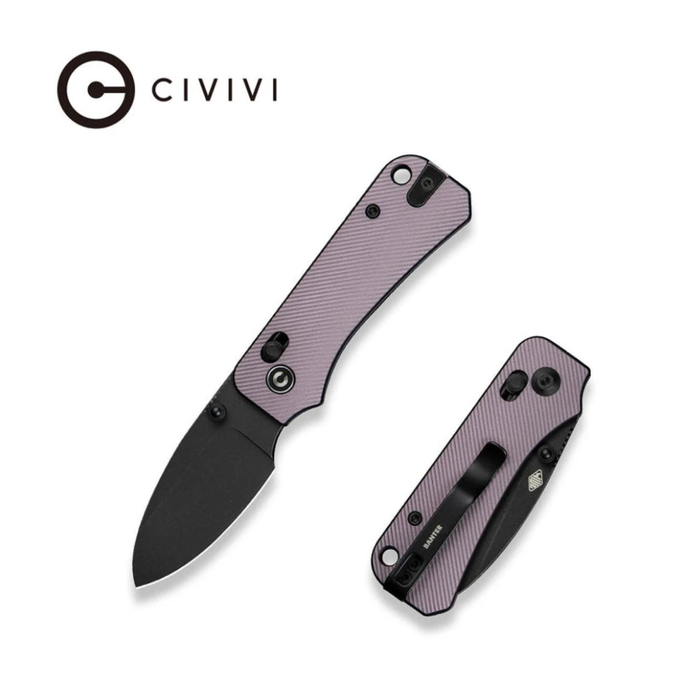 Ніж складаний кишеньковий Civivi Baby Banter 2, (5.9 см) Nitro-V / Aluminum фіолетовий — фото 10