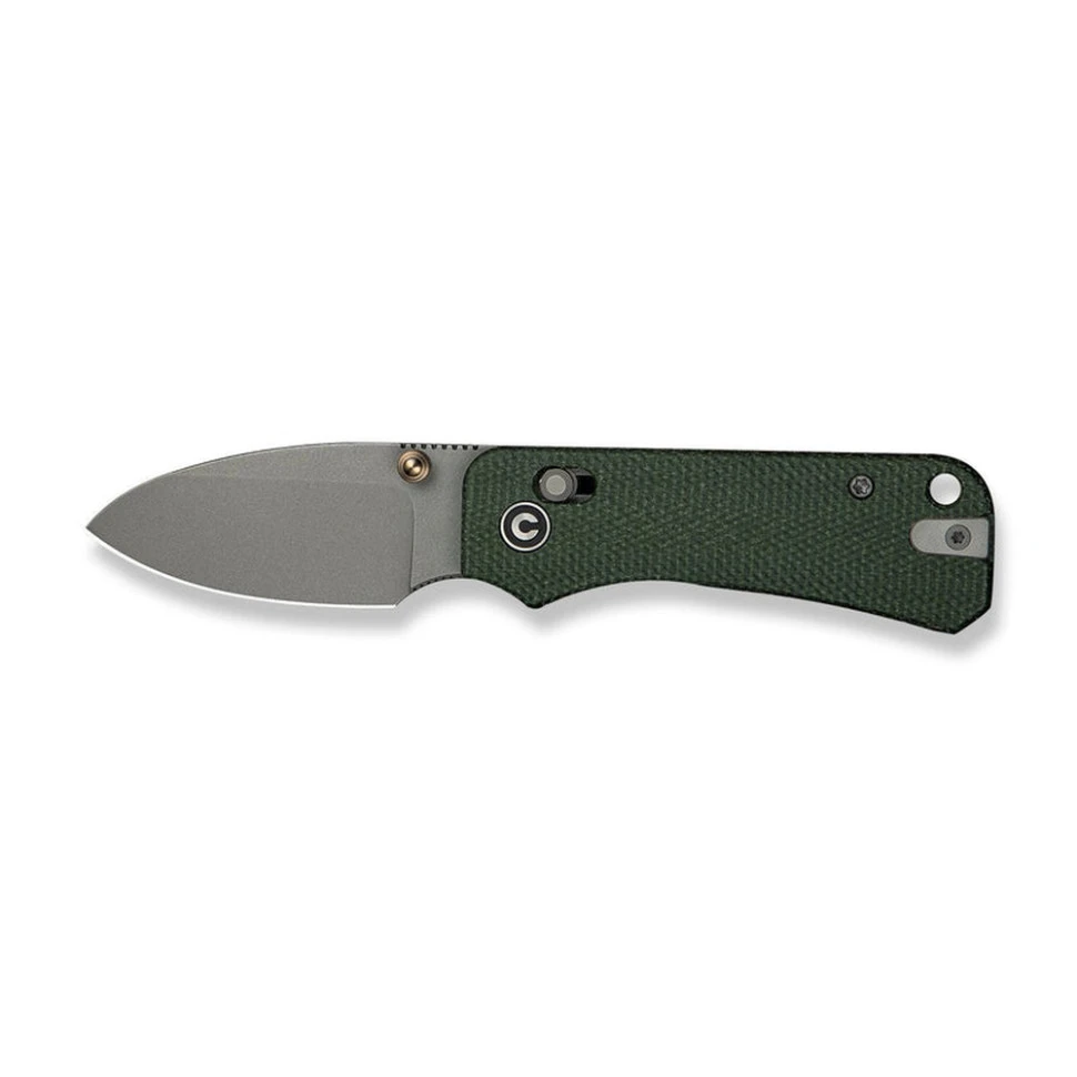 Ніж складаний кишеньковий Civivi Baby Banter 2, (5.9 см) Nitro-V / Micarta темно-зелений — фото 3