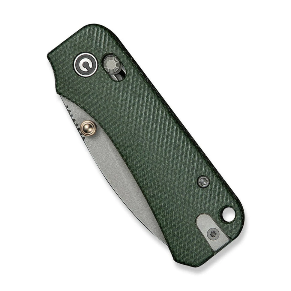 Ніж складаний кишеньковий Civivi Baby Banter 2, (5.9 см) Nitro-V / Micarta темно-зелений — фото 5