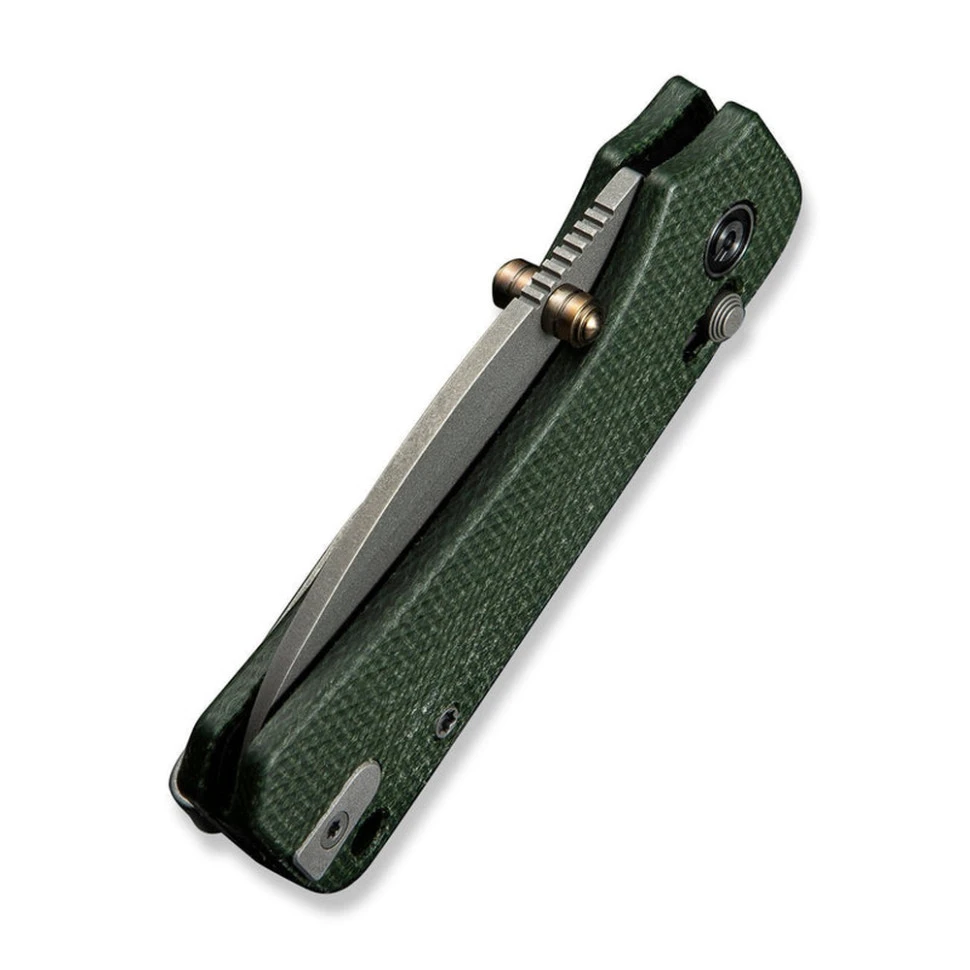 Ніж складаний кишеньковий Civivi Baby Banter 2, (5.9 см) Nitro-V / Micarta темно-зелений — фото 7
