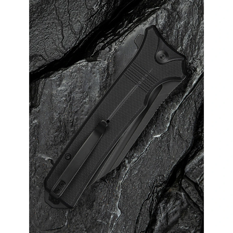 Ніж складаний туристичний Civivi Neurohaptic, (9.5 см) Nitro-V / G10 чорний — фото 14
