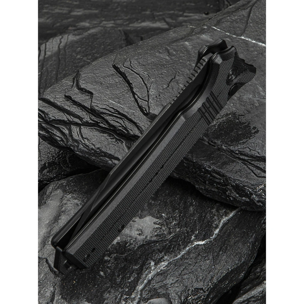 Ніж складаний туристичний Civivi Neurohaptic, (9.5 см) Nitro-V / G10 чорний — фото 15