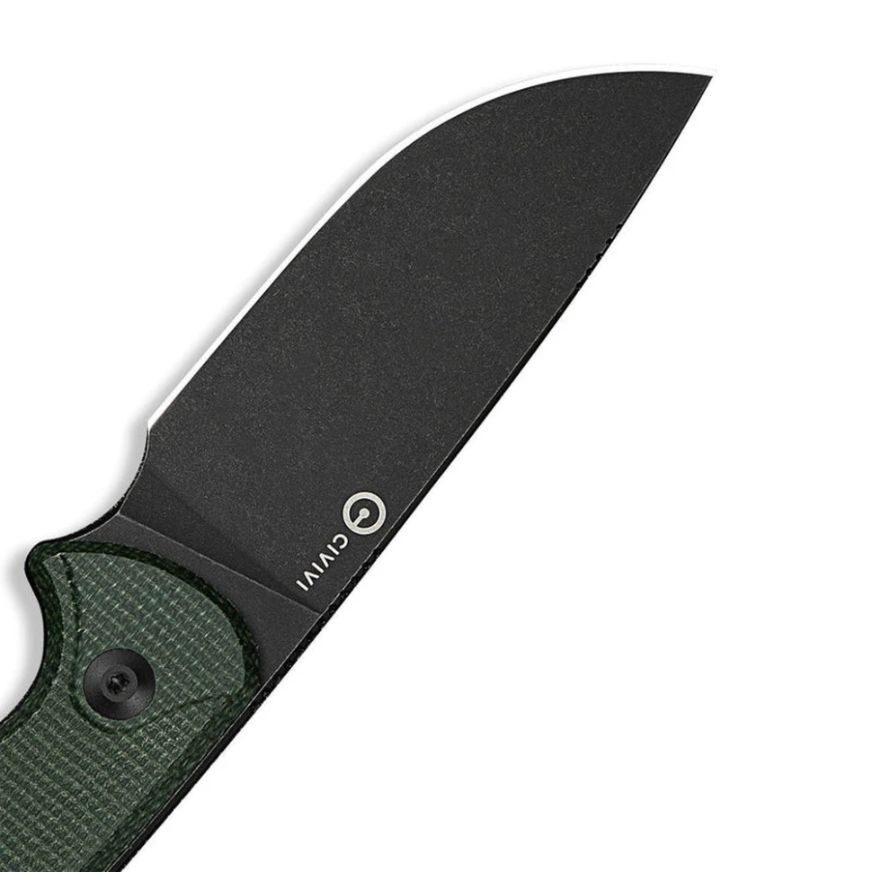 Ніж фіксований тактичний Civivi Timberbark, (8.1 см) 14C28N / Micarta темно-зелений — фото 8