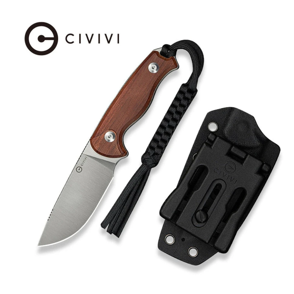 Ніж фіксований тактичний Civivi Timberbark, (8.1 см) 14C28N / Guibourtia Wood — фото 10