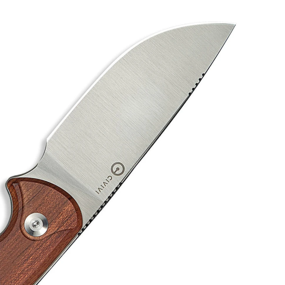 Ніж фіксований тактичний Civivi Timberbark, (8.1 см) 14C28N / Guibourtia Wood — фото 8