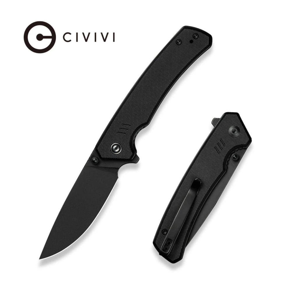 Ніж складаний туристичний Civivi Merit, (8.3 см) 14C28N / G10 чорний — фото 10