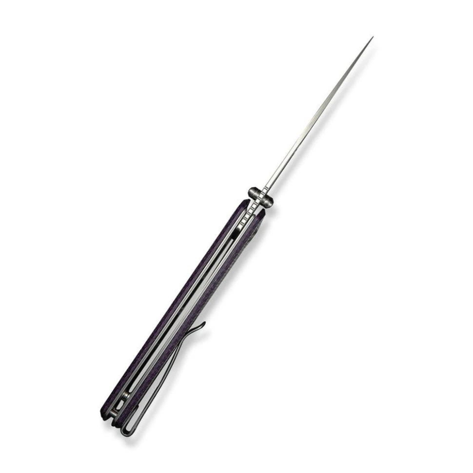 Ніж складаний туристичний Civivi Merit, (8.3 см) 14C28N / Micarta чорний — фото 8