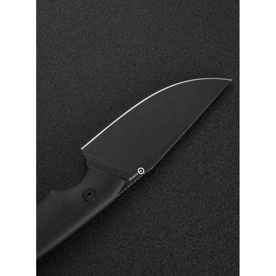 Ніж фіксований тактичний Civivi Gander, (9.2 см) 14C28N / Micarta чорний — фото 19
