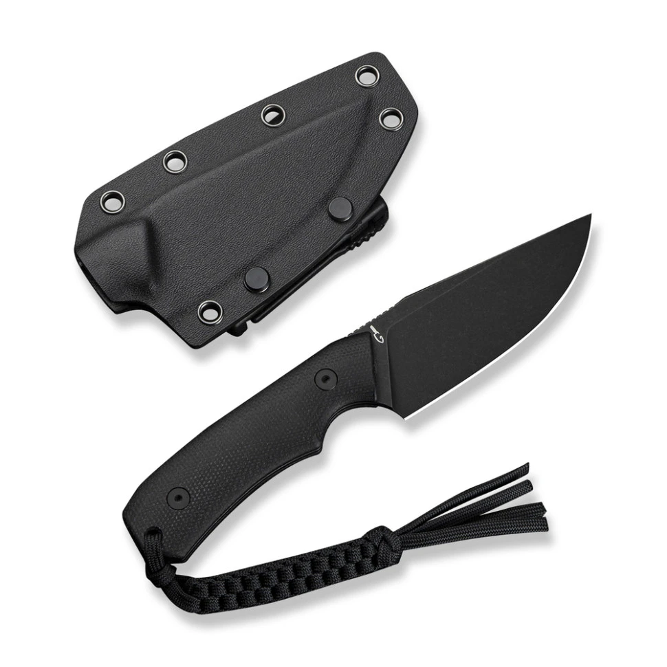 Ніж фіксований тактичний Civivi Gander, (9.2 см) 14C28N / Micarta чорний — фото 2