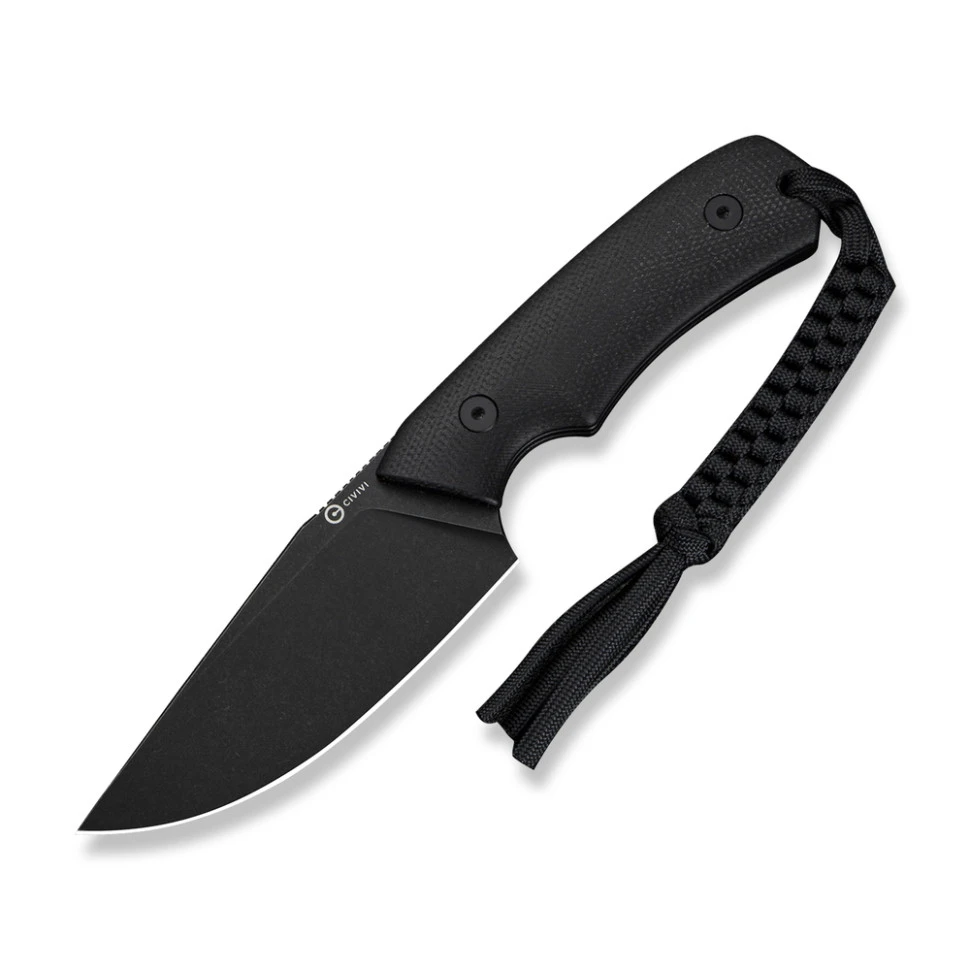 Ніж фіксований тактичний Civivi Gander, (9.2 см) 14C28N / Micarta чорний — фото 3