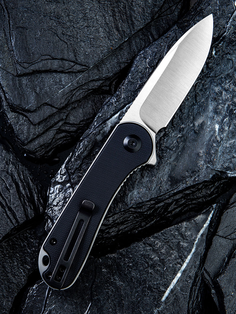 Ніж складаний кишеньковий Civivi Elementum, (7.5 см) D2 / G10 чорний — фото 2