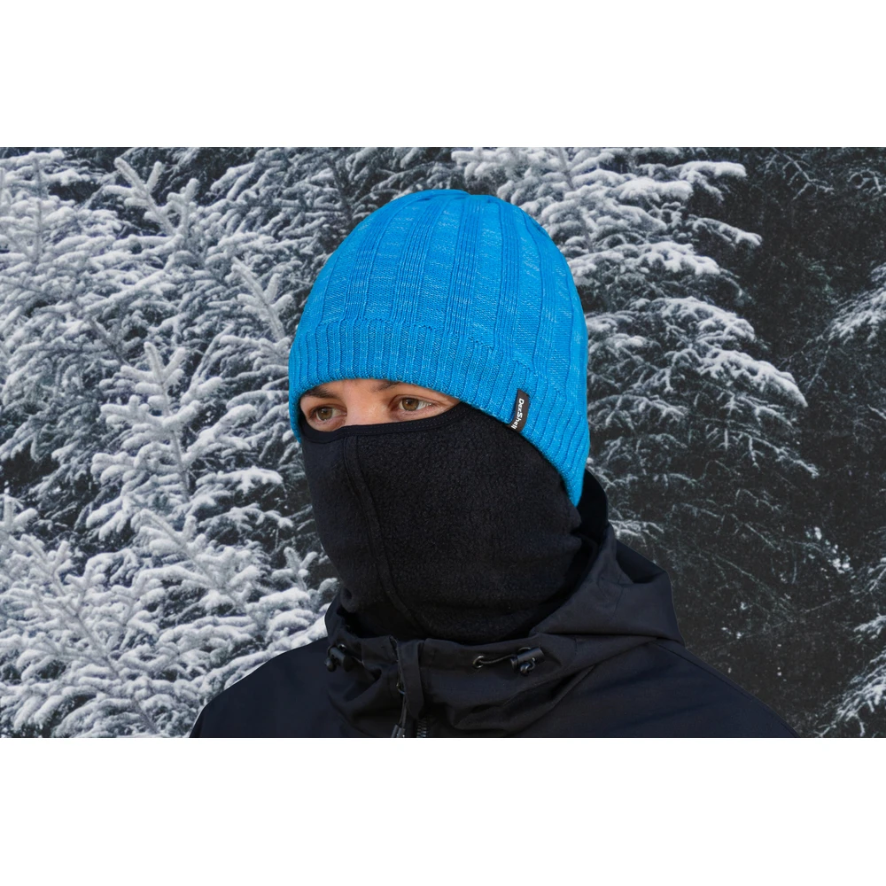 Водонепроникна шапка Dexshell Heathered Rib Knit Beanie, onesize (56-58 см), блакитний — фото 2