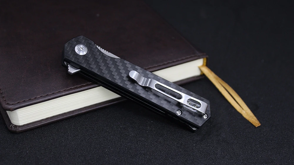 Ніж кишеньковий Firebird FH11S (7.8 см) D2 / Carbon fiber чорний — фото 10
