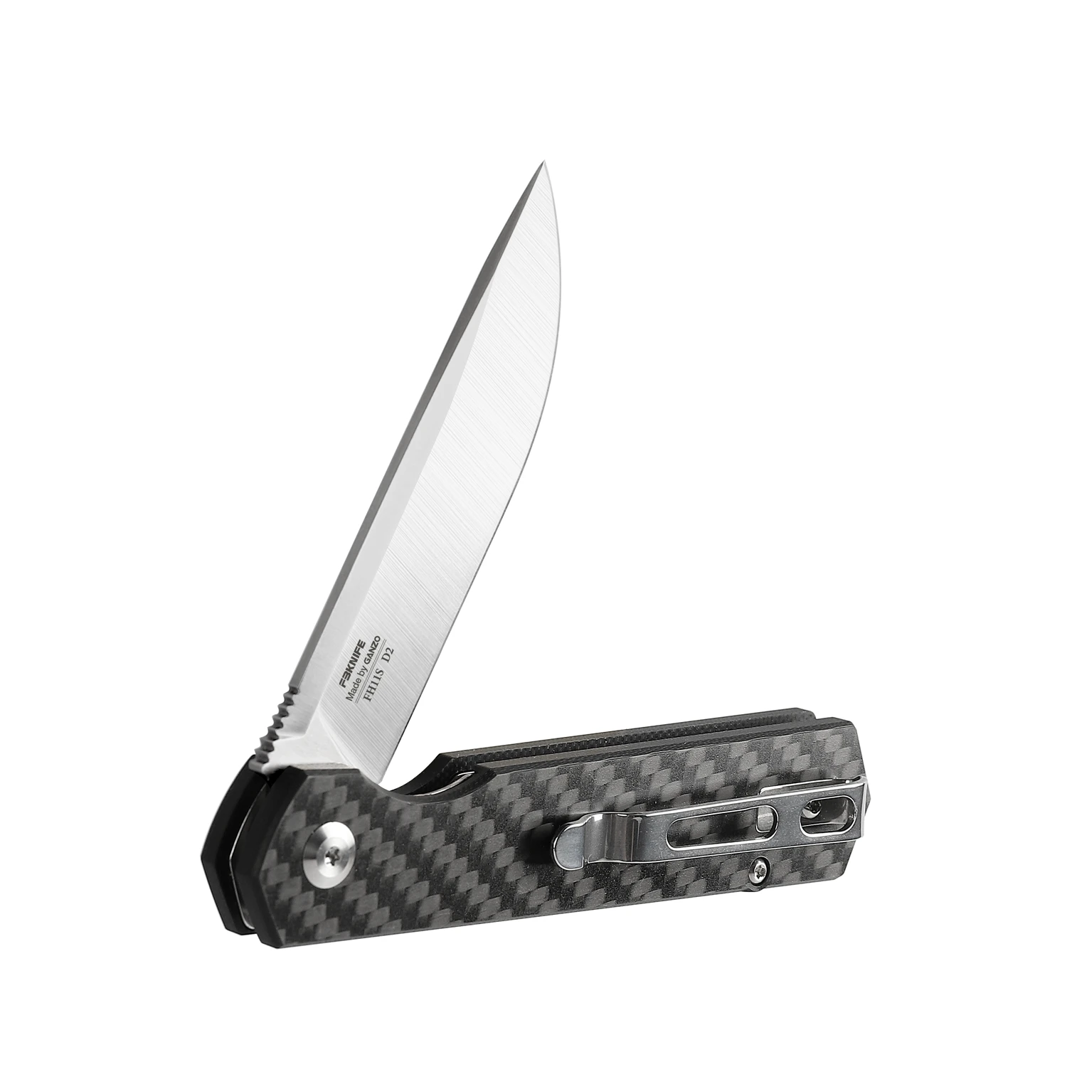 Ніж кишеньковий Firebird FH11S (7.8 см) D2 / Carbon fiber чорний — фото 3