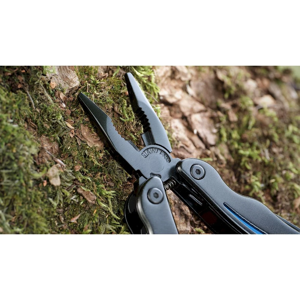 Мультитул Ganzo G109, (16.5 см) 10 функцій, чорний з червоним + чохол — фото 18