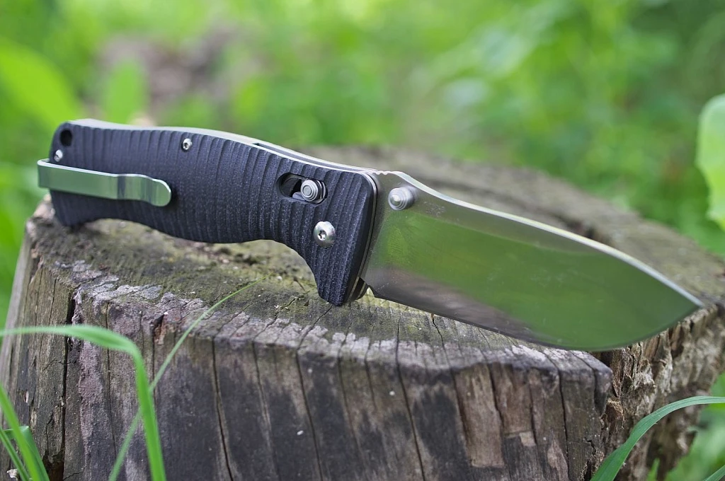 Ніж складаний туристичний Ganzo G720 (9 см) 440C / G10 чорний — фото 26