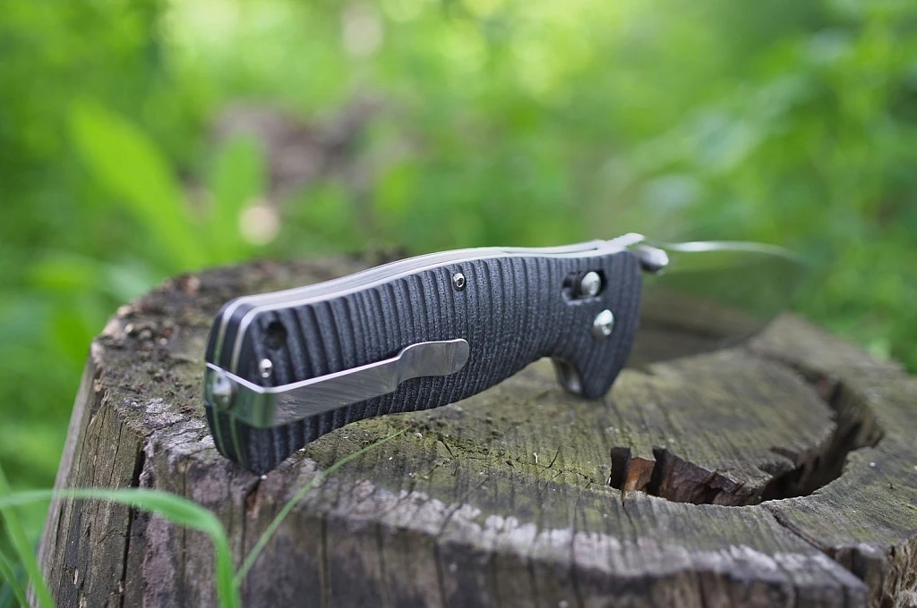 Ніж складаний туристичний Ganzo G720 (9 см) 440C / G10 чорний — фото 27