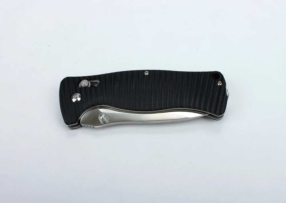 Ніж складаний туристичний Ganzo G720 (9 см) 440C / G10 чорний — фото 4