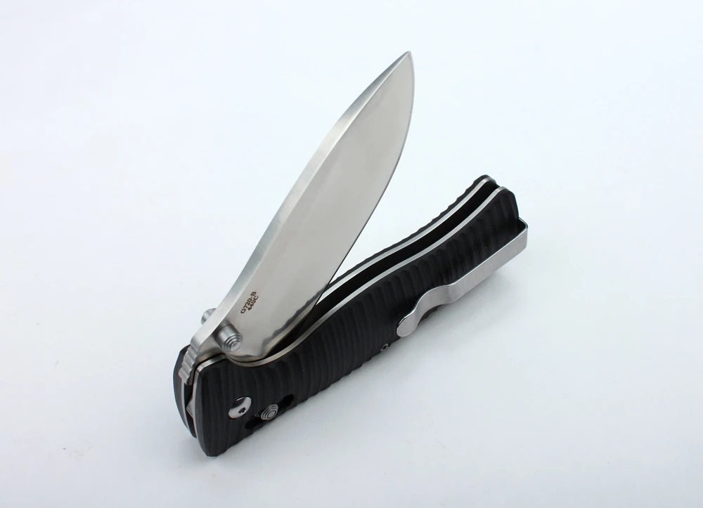 Ніж складаний туристичний Ganzo G720 (9 см) 440C / G10 чорний — фото 7
